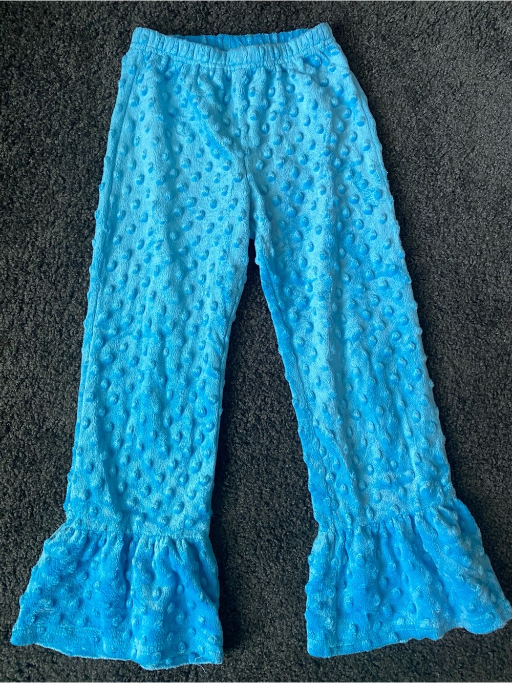 Girls Southern Tots minky ruffle pants sz 7